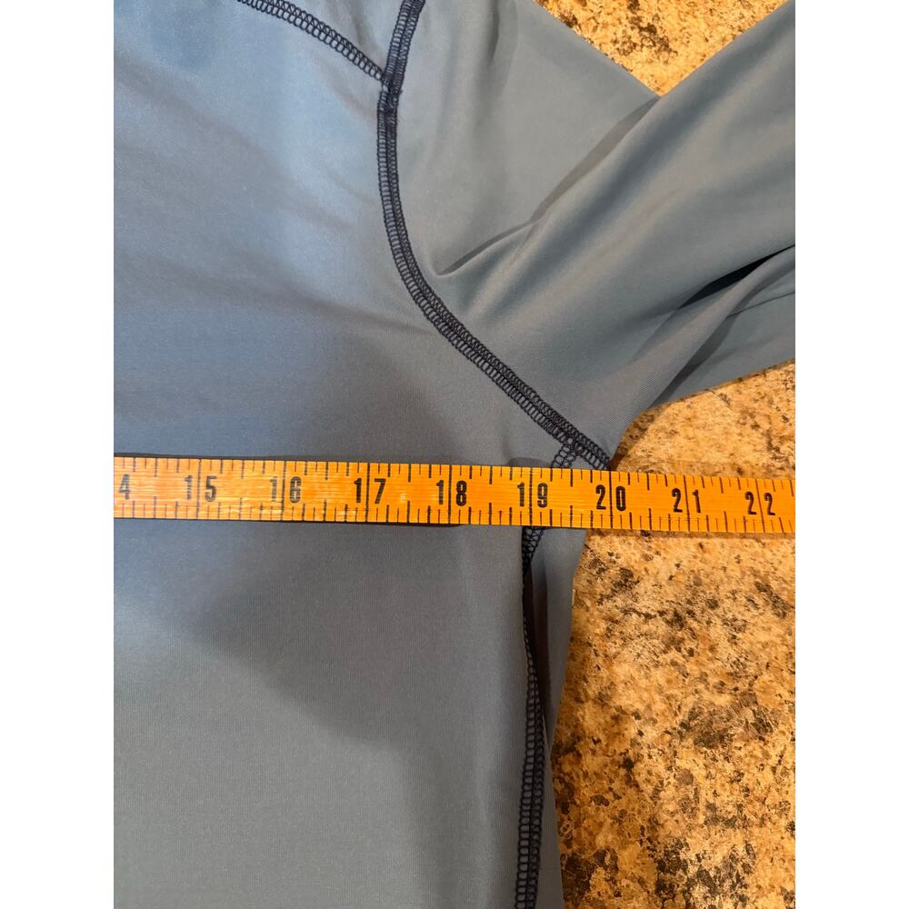 The Normal Brand Blue Seam Performance 1/2 Zip Athlesuire Activewear | Sz Small - Picture 9 of 10